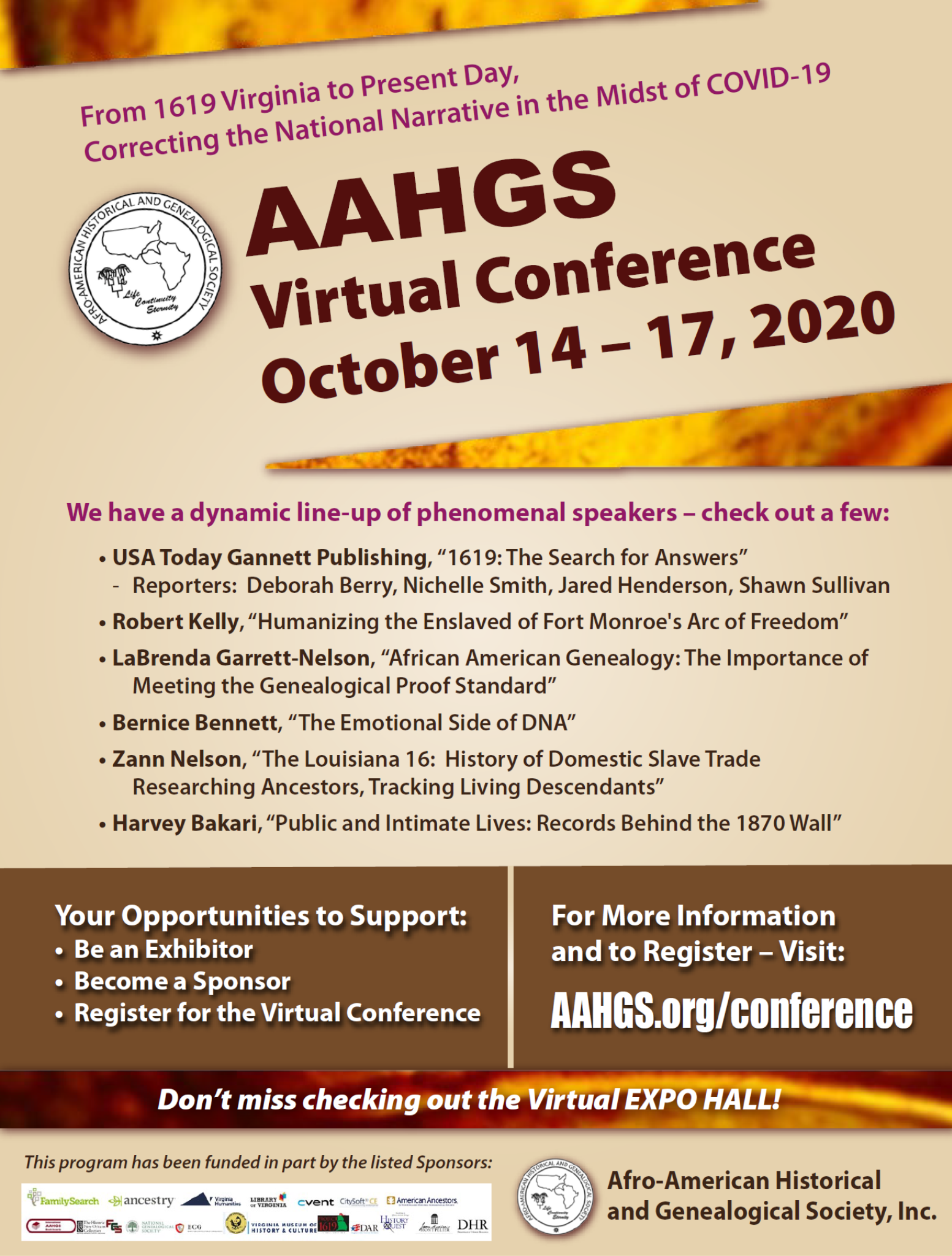 AAHGS Virtual National Conference « Washington State Genealogical